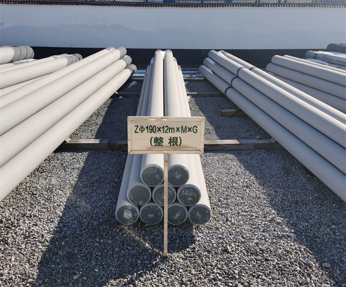 衡山190×12米钢筋混凝土水泥电线杆